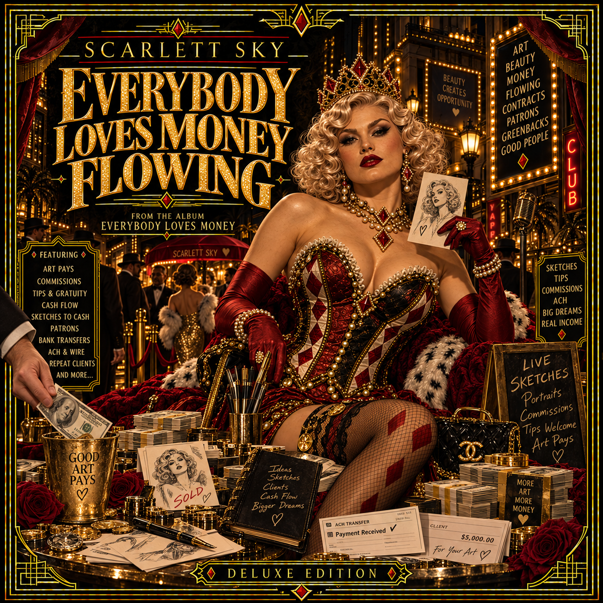 Everybody Loves Money Flowing — Everybody Loves Money — Scarlett Sky